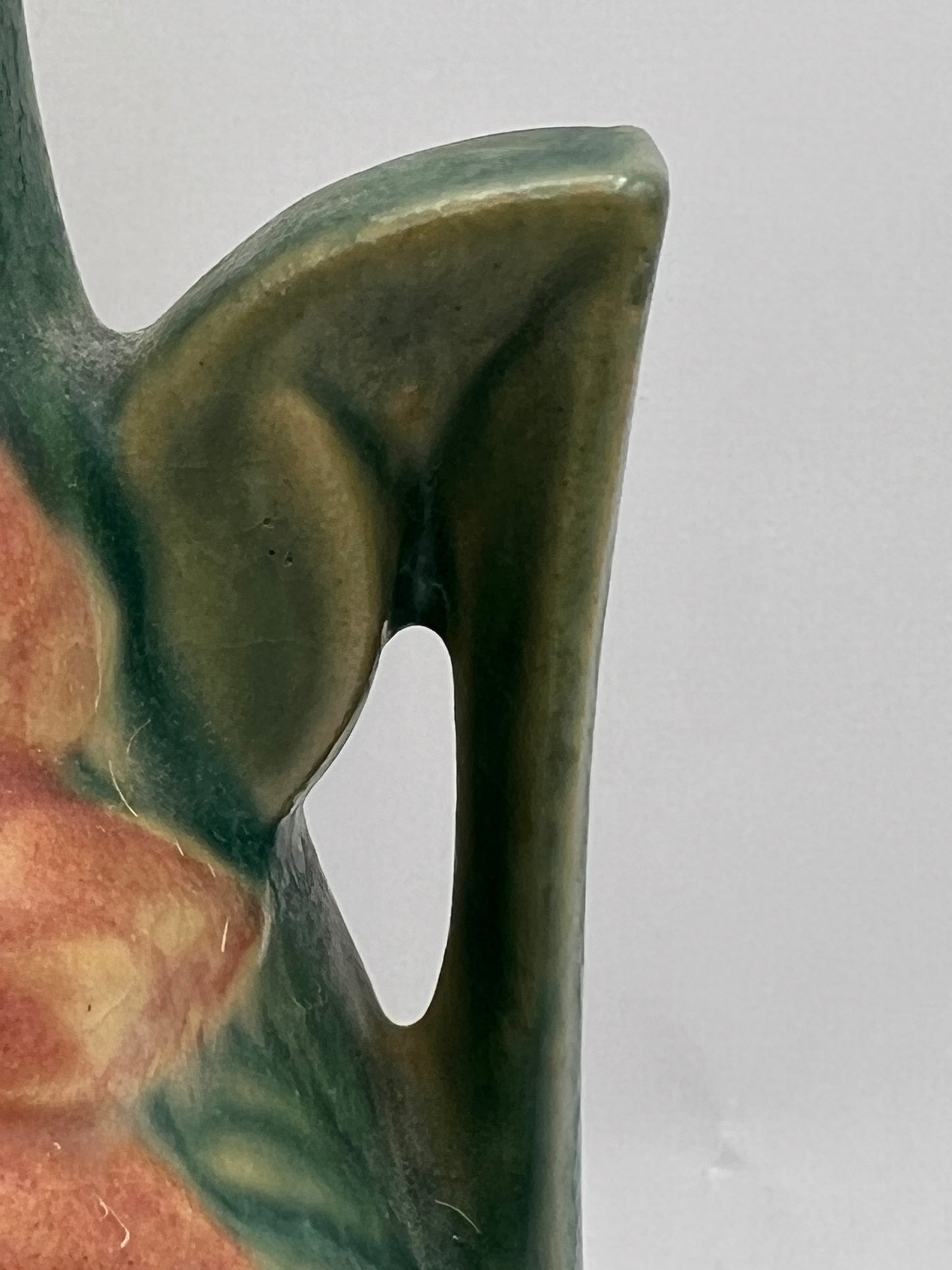 Roseville Pottery Clematis Double-Handled Vase