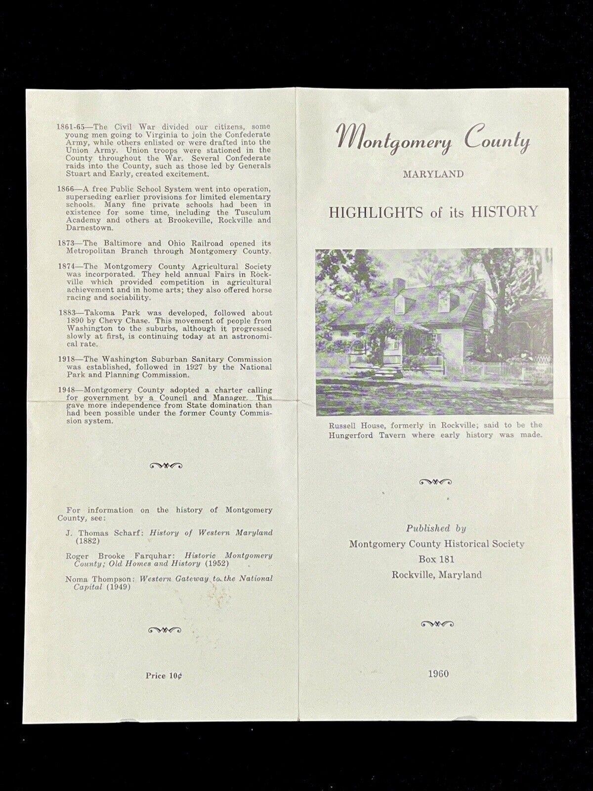 Western Gateway to the National Capital, Noma Thompson 1949, and MoCo Ephemera - That’s My JAmm