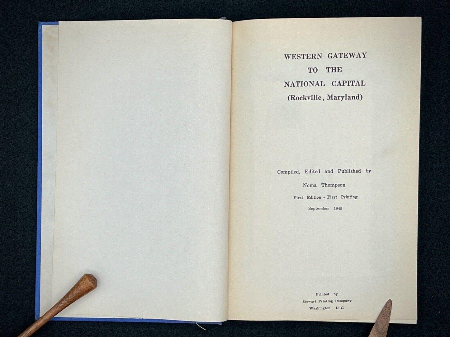 Western Gateway to the National Capital, Noma Thompson 1949, and MoCo Ephemera - That’s My JAmm