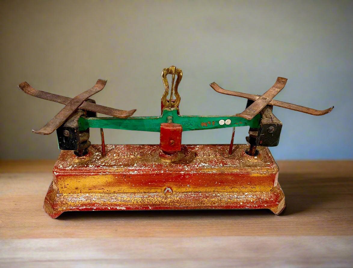 Antique FORCE 2 KILO G Cast Iron Balance Scale - That’s My JAmm