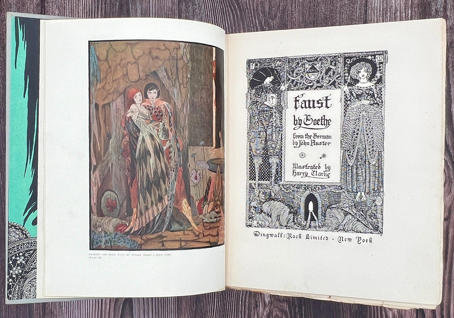 Faust, by Goethe, Illustrated by Harry Clarke, 1925 Illustrated Edition, Signed - That’s My JAmm