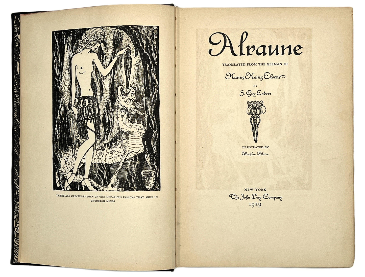 Alraune by Hanns Heinz Ewers - 1929 Rare Illustrated Edition - That’s My JAmm
