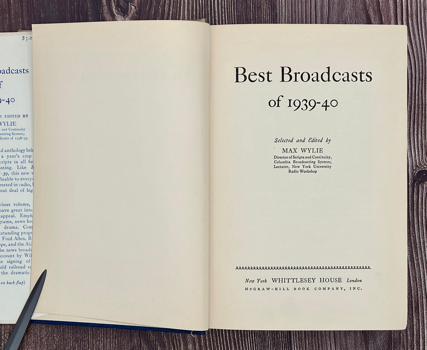 Best Broadcasts of 1939-40 by Max Wylie - That’s My JAmm