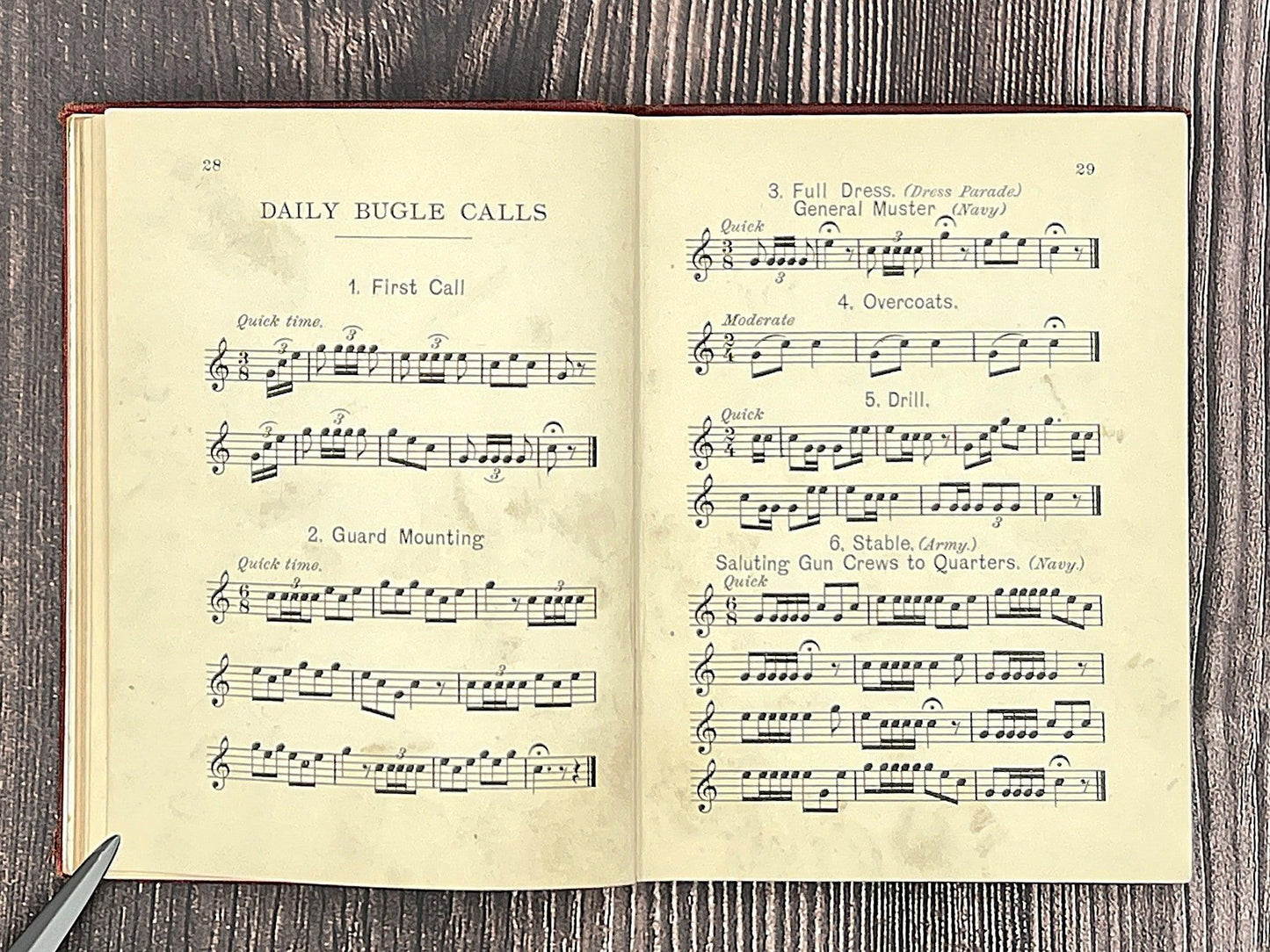 Antique Military Books: "Armament and History" & "Complete Instructive Manual for the Bugle, Trumpet, and Drum" - That’s My JAmm