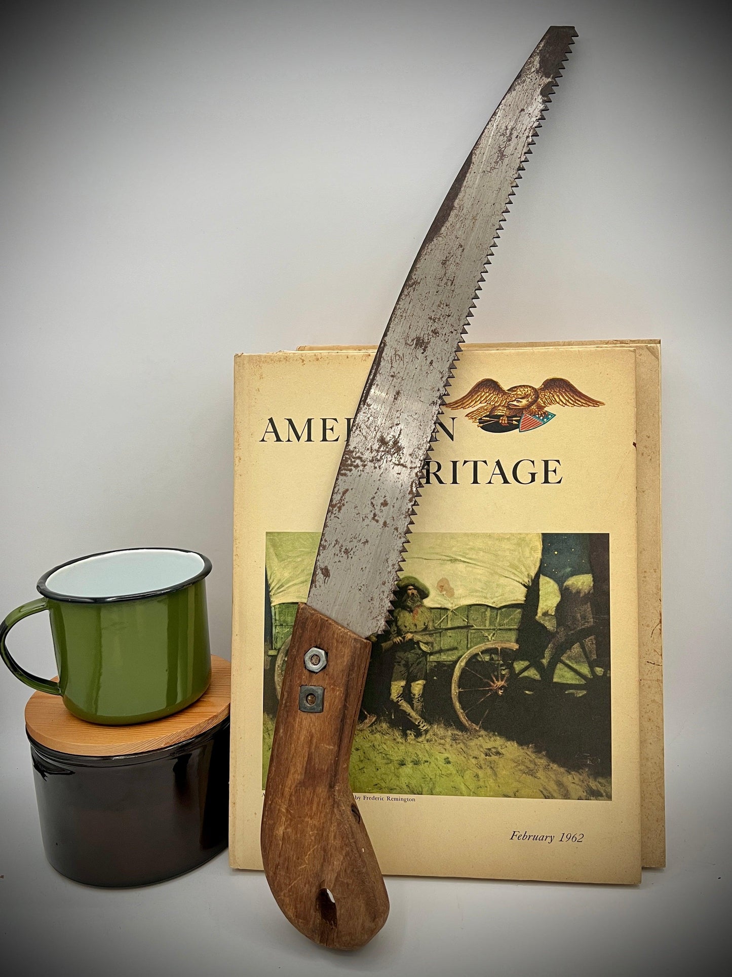 Antique Limbing Saw with Wooden Handle - That’s My JAmm