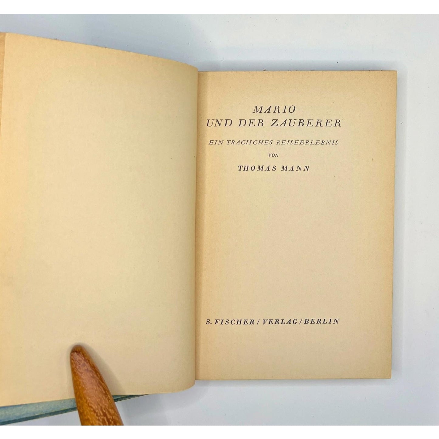 Mario und der Zauberer by Thomas Mann - 1930 First Edition w/ Slipcase