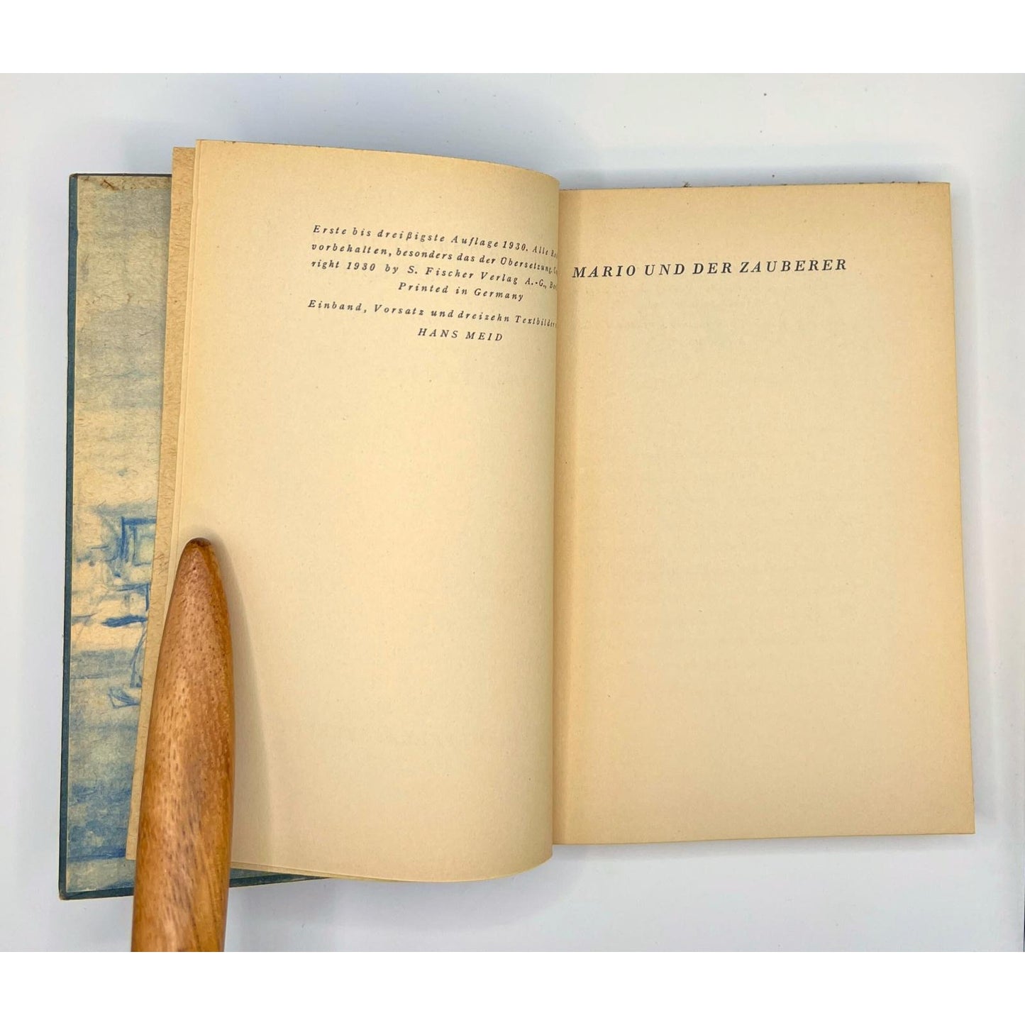 Mario und der Zauberer by Thomas Mann - 1930 First Edition w/ Slipcase