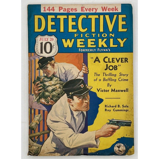 Detective Fiction Weekly Pulp Magazine- July 20, 1935 Volume 95 #1- GD - That’s My JAmm