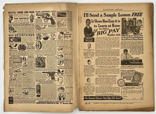 Detective Fiction Weekly Pulp Jan 28, 1933 Vol. 73 #5 GD 2.0 - That’s My JAmm