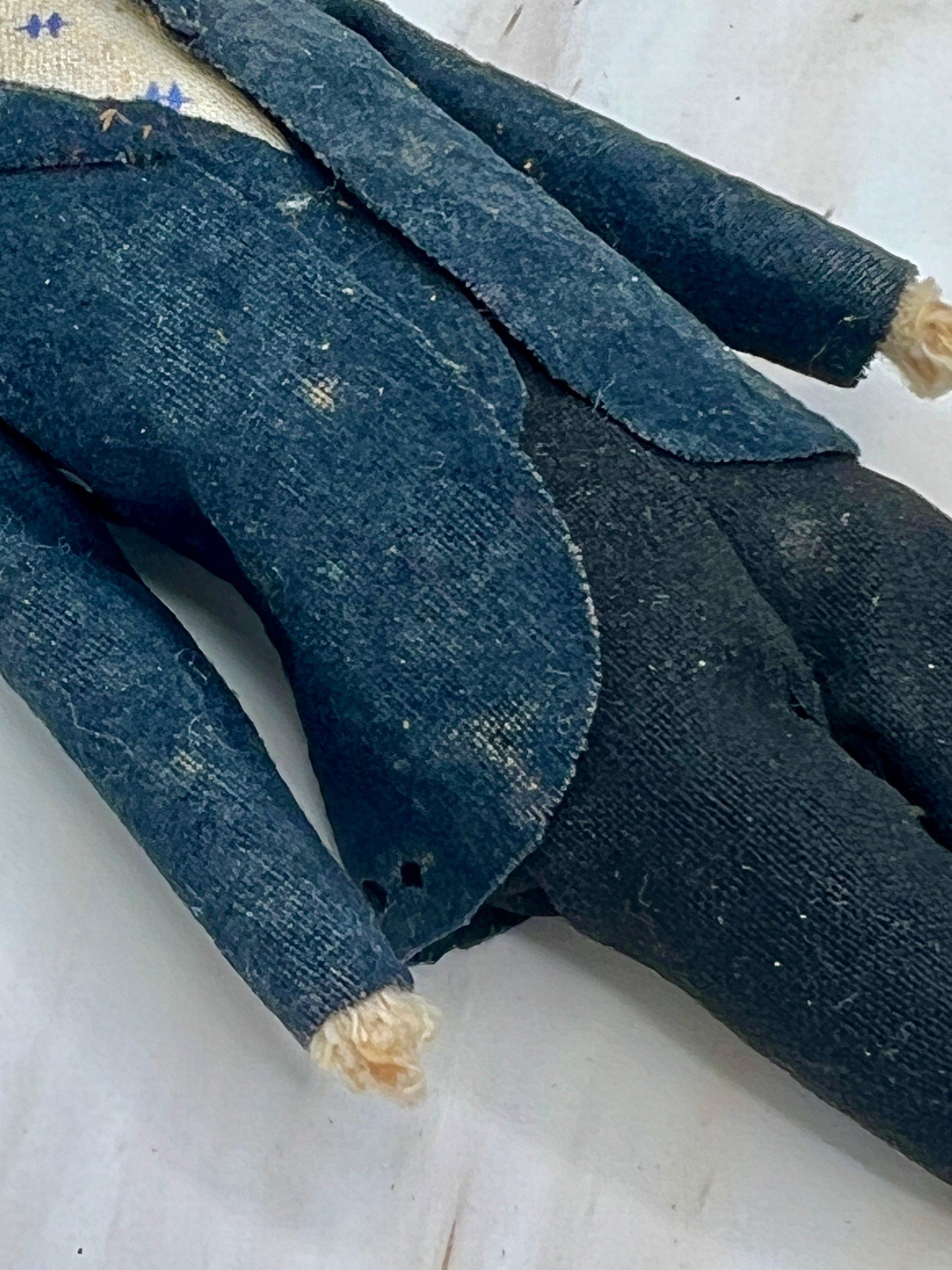 Antique Vintage Doll in Black Suit with Hat - Early 20th Century Collectible - That’s My JAmm