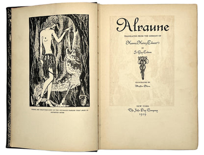 Alraune by Hanns Heinz Ewers - 1929 Rare Illustrated Edition - That’s My JAmm