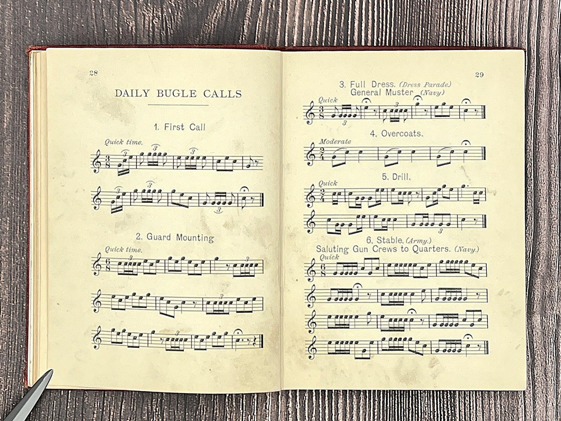 Antique Military Books: "Armament and History" & "Complete Instructive Manual for the Bugle, Trumpet, and Drum" - That’s My JAmm