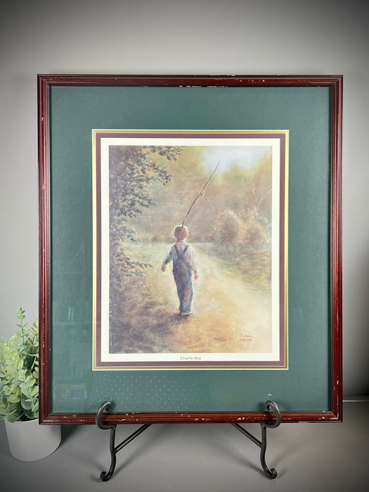 Betty Malone "Charlie Boy" Signed & Numbered 20" x 23" Framed Lithograph - That’s My JAmm