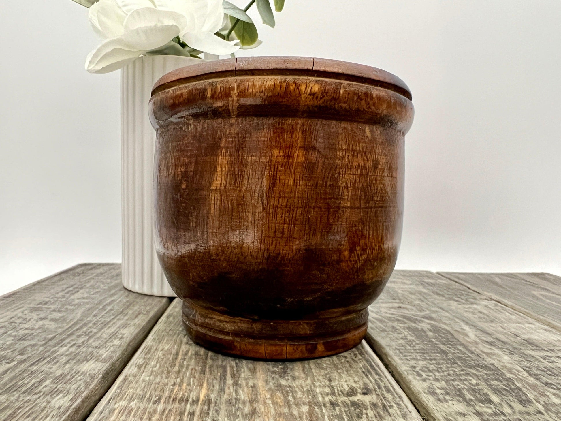 Antique Wooden Mortar and Pestle - That’s My JAmm