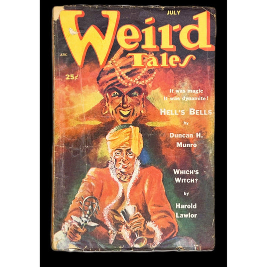 Weird Tales, July 1952 - Featuring "Hell's Bells" by Duncan Munro - That’s My JAmm