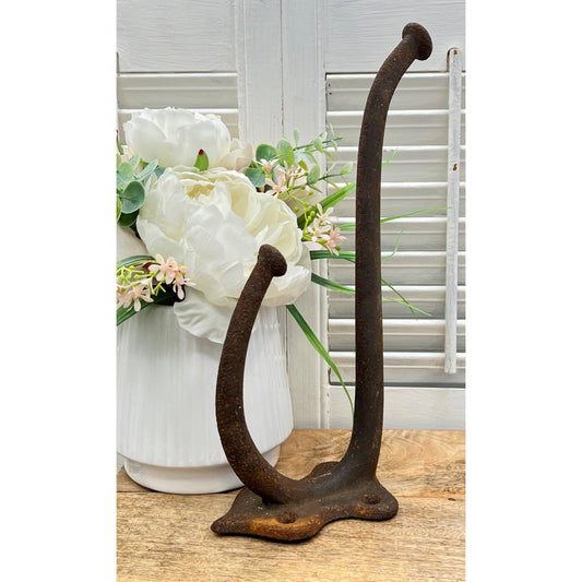 Large Antique Rustic Iron Tackle Hook Hanger - That’s My JAmm