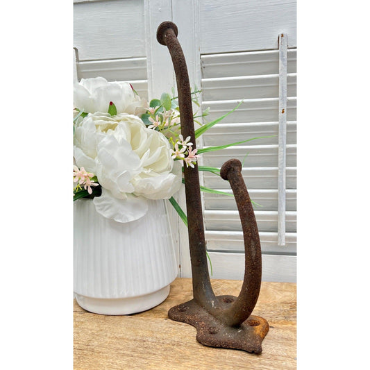 Large Antique Rustic Iron Tackle Hook Hanger - That’s My JAmm